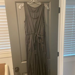 Black Silky Maxi Dress